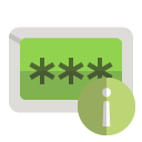 password,info icon