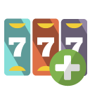 slot,machine,add icon