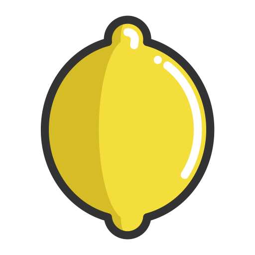 Lemon svg vector icon