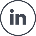 linkedin, media, online, social svg vector icon