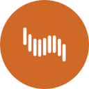 adobe, round, shockwave svg vector icon