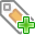 add, orange, tag icon