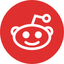 media, online, reddit, social svg vector icon