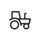machinery, rural, tractor, transport, transportation icon