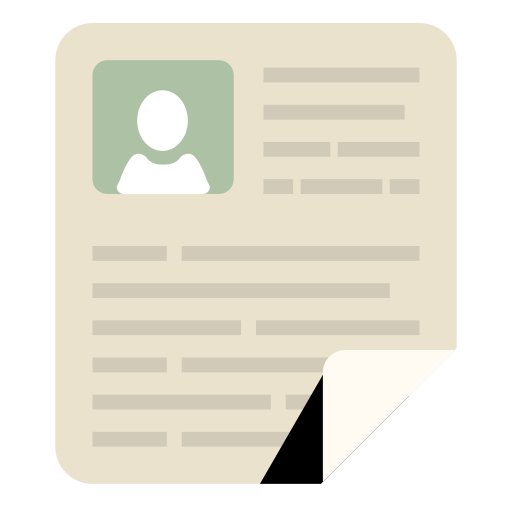 Usercard svg vector icon
