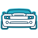 auto, car, dodge, transport, travel svg vector icon