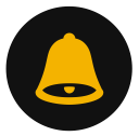 alarm, alert, bell, notification, ring svg vector icon