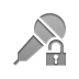 microphone,lock,open icon