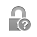 lock,open,help icon