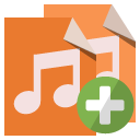 file,type,audio,add icon
