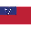 ensign, flag, nation, samoa svg vector icon