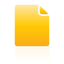 document, yellow icon