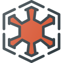 empire, logo, sith, star, wars svg vector icon