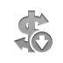 bank,transaction,down icon