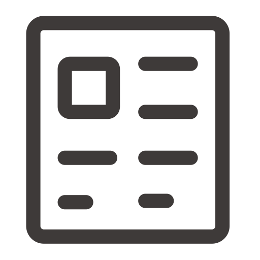 Menu Briefing svg vector icon