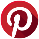 logo, media, pinterest, social svg vector icon