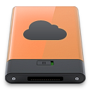 b, idisk, orange icon