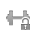 weight,lock,open icon