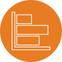 analytics, bar, descending, statistics svg vector icon