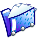 folder,blue icon