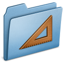 blue,ruler icon