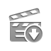 clapperboard,down icon