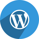 , media, network, social, wordpress svg vector icon