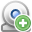 add, webcam icon