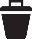 bin svg vector icon
