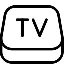 apple, box, tv svg vector icon