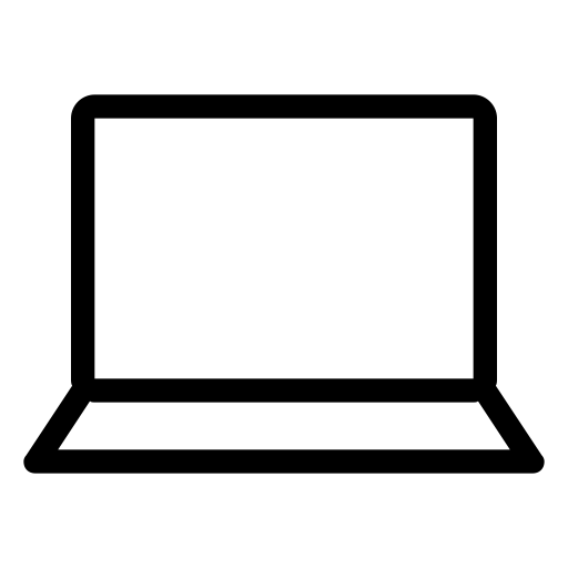 Laptop svg vector icon