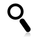 find, magnifying glass, search, zoom icon
