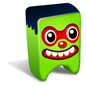 green,red,eyes icon