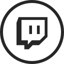 circle, live, livestream, media, social, social media, twitch svg vector icon