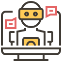 ai, artificial intelligence, automaton, brain, electronics, robotics, technology svg vector icon