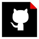 brand, github, logo, media, social svg vector icon