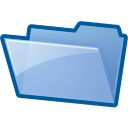 folderempty,blue,folder icon