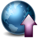 earth,upload,globe,planet,world,ascend,ascending,increase,up,rise icon