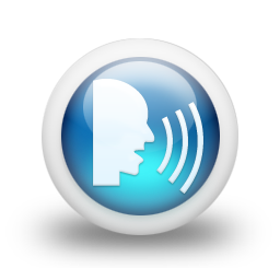 glossy,blue,orb icon