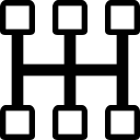 boolean, connection, electronics, technology svg vector icon