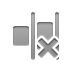 distribute,horizontal,right,cross icon