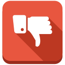 bad, contra, down, negative, no, thumb svg vector icon