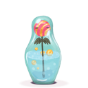 flower, matryoshka icon