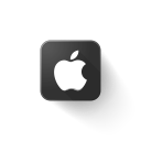 apple, logo svg vector icon