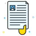 cv, employee, job, seeker, unemployee, work svg vector icon