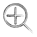magnify, more, plus, productivity, shape, social, view svg vector icon