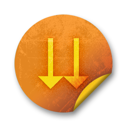 orange,grunge,sticker,badge icon