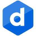 colored, dailymotion, hexagon, high quality, media, social, social media svg vector icon