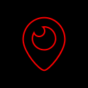 media, periscope, share, social svg vector icon