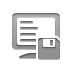 terminal,diskette icon